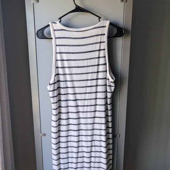 A New Day Black and white striped tank knit dress - Picture 3 of 3